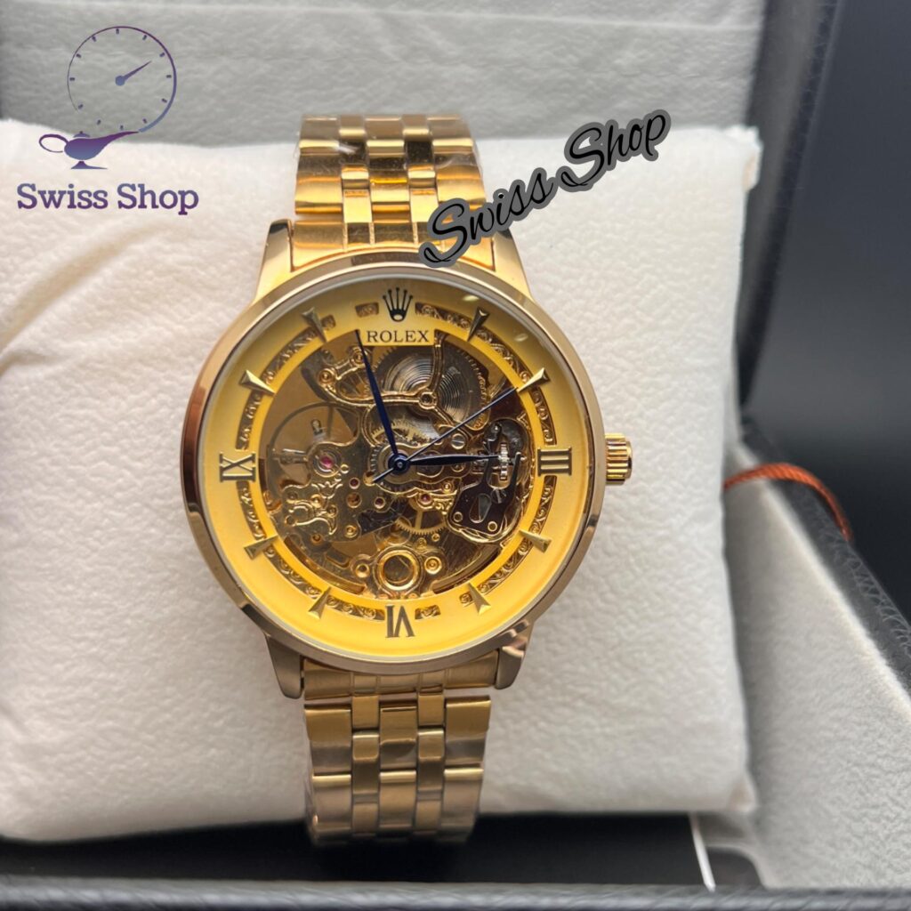 Automatic Watch Full Golden – Swiss Shop