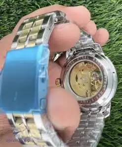 Alternative view of White Dial Skeleton Watch Automatic