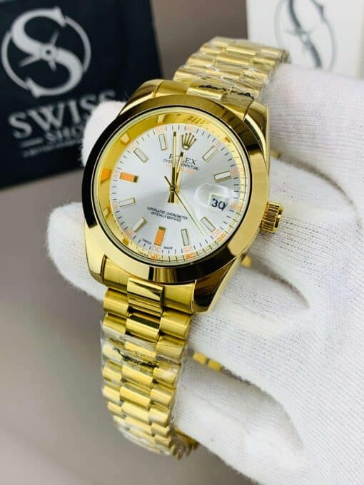 Milgauss White Dial Golden Chain