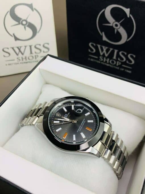 Milgauss Black Dial With Silver And Black chain - Image 2