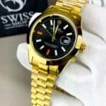 Milgauss Black Dial Golden Chain