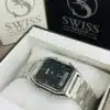 Original Skmei Dual time Silver Colour With Black Dial - Image 2
