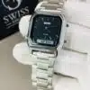 Original Skmei Dual time Silver Colour With Black Dial