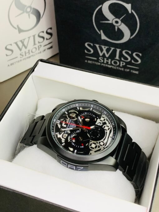 Tag Heuer Grand Carrera LS Skeleton Dial – Black Edition (Chronograph Working) - Image 2