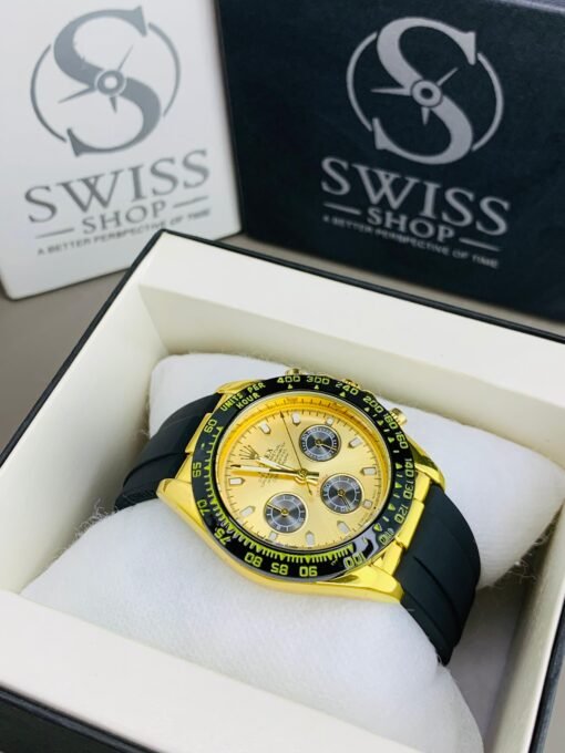 Daytona Gold with Black Strap - Image 2
