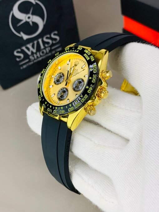 Daytona Gold with Black Strap - Image 3