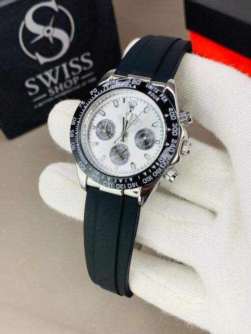Daytona White Dial With Black Case