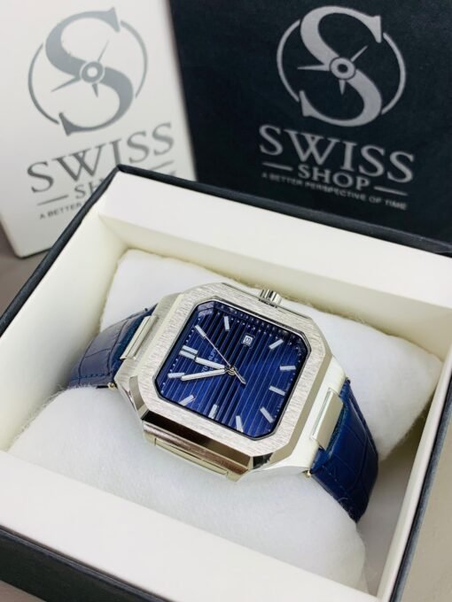 Patek Blue Dial With BlueLeather Strap - Image 2