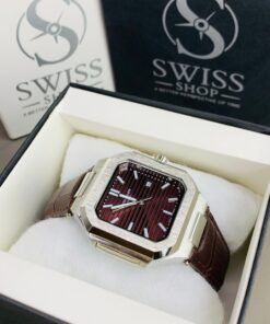 Alternative view of Patek Brown Dial With Brown Leather Strap