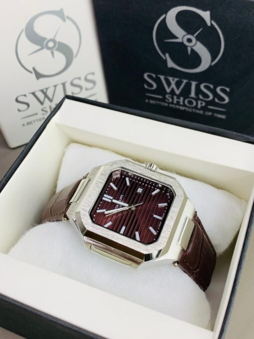 Patek Brown Dial With Brown Leather Strap - Image 2