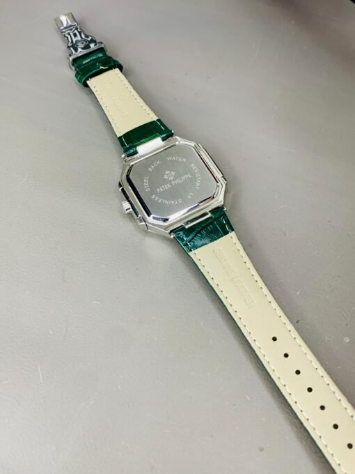 Patek Green Dial With Green Leather  Strap - Image 4