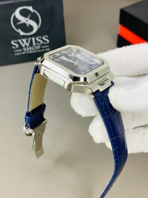 Patek Blue Dial With BlueLeather Strap - Image 3