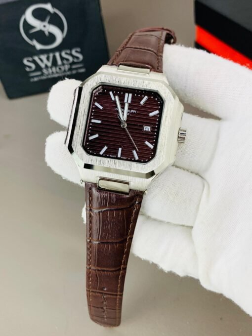 Patek Brown Dial With Brown Leather Strap