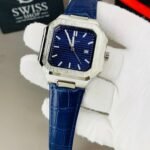 Patek Blue Dial With BlueLeather Strap
