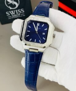 Patek Blue Dial With BlueLeather Strap