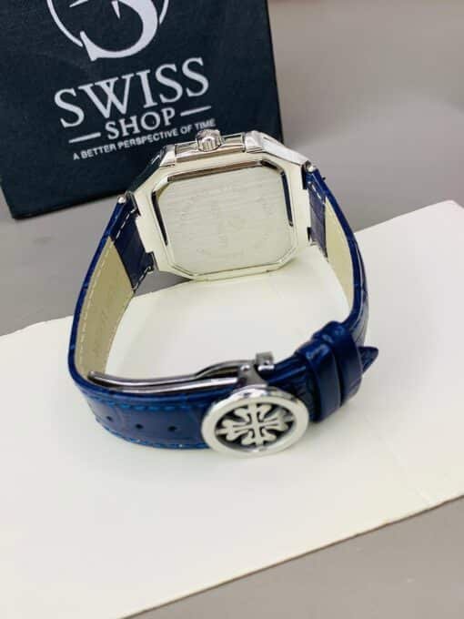 Patek Blue Dial With BlueLeather Strap - Image 4