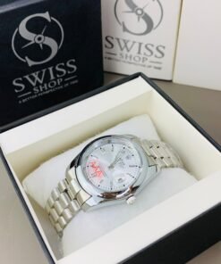 Alternative view of Oyester Perpetual  White Dial Silver Chain