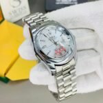 Oyester Perpetual  White Dial Silver Chain