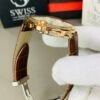 Golden Case  With Brown Leather Strap Chronograph Watch  ( Automatic Movement ) - Image 5