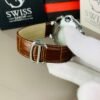 Silver Dial With Brown Leather Strap Chronograph Watch  ( Automatic Movement ) - Image 3